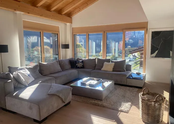 Daire Klosters/davos - Topfloor Luxury With Extraordinary Views Klosters