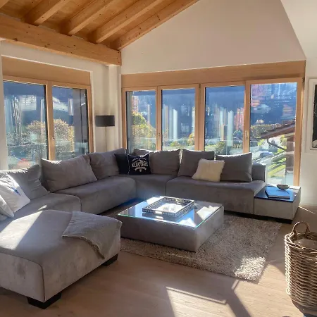 アパート Klosters/davos - Topfloor Luxury With Extraordinary Views クロスタース